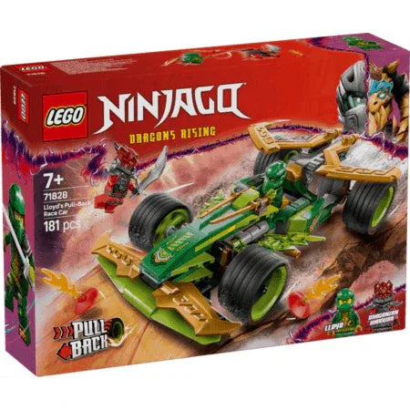 Curious Minds Toys & Games > Toys > Construction Toys > Interlocking Blocks > LEGO > LEGO Ninjago Lego Ninjago 71828 Lloyd's Pull-Back Race Car Playset for Ages 7 & Up