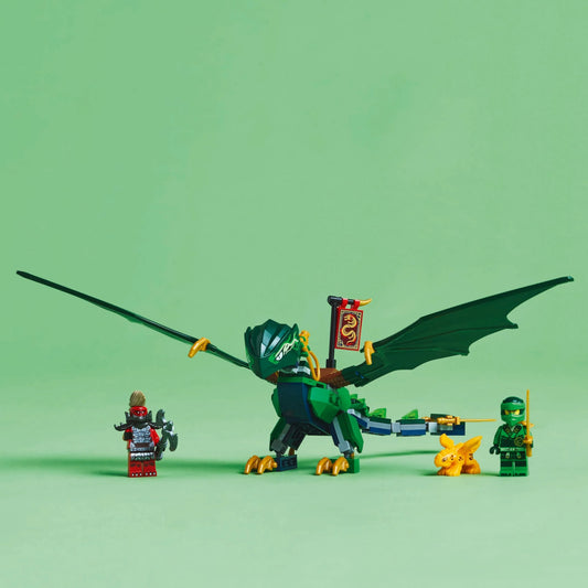 Curious Minds Toys & Games > Toys > Construction Toys > Interlocking Blocks > LEGO > LEGO Ninjago Lego Ninjago 71829 Lloyd's Green Forest Dragon Playset for Ages 6 & Up