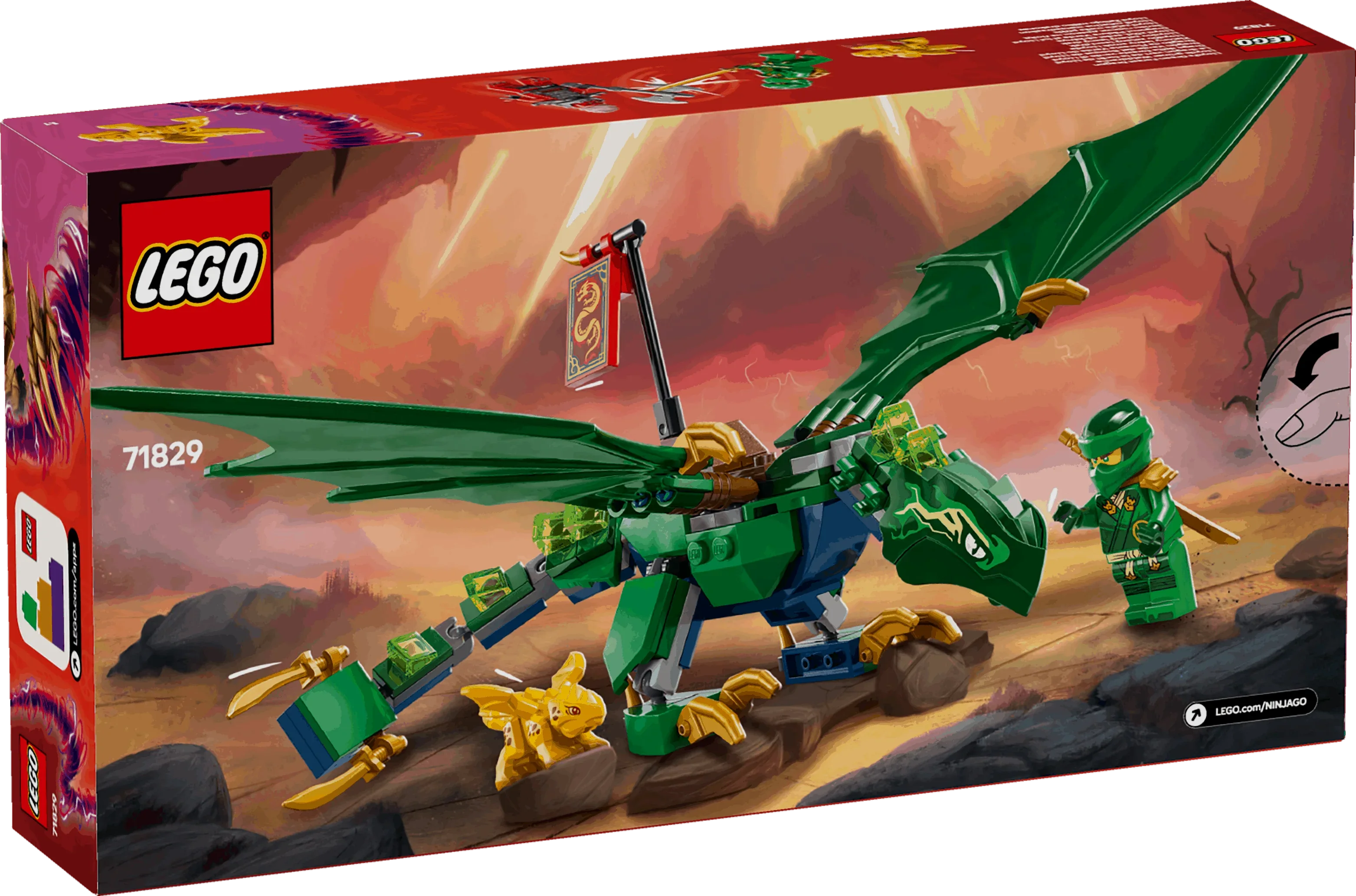 Curious Minds Toys & Games > Toys > Construction Toys > Interlocking Blocks > LEGO > LEGO Ninjago Lego Ninjago 71829 Lloyd's Green Forest Dragon Playset for Ages 6 & Up