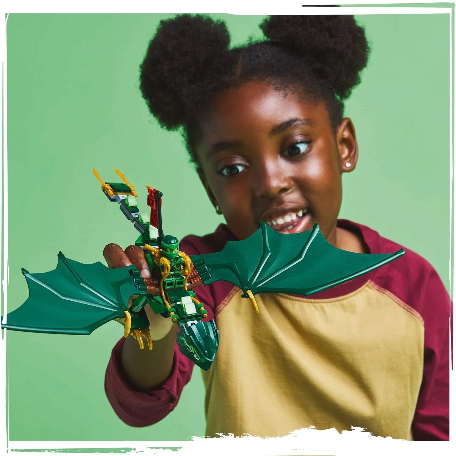 Curious Minds Toys & Games > Toys > Construction Toys > Interlocking Blocks > LEGO > LEGO Ninjago Lego Ninjago 71829 Lloyd's Green Forest Dragon Playset for Ages 6 & Up