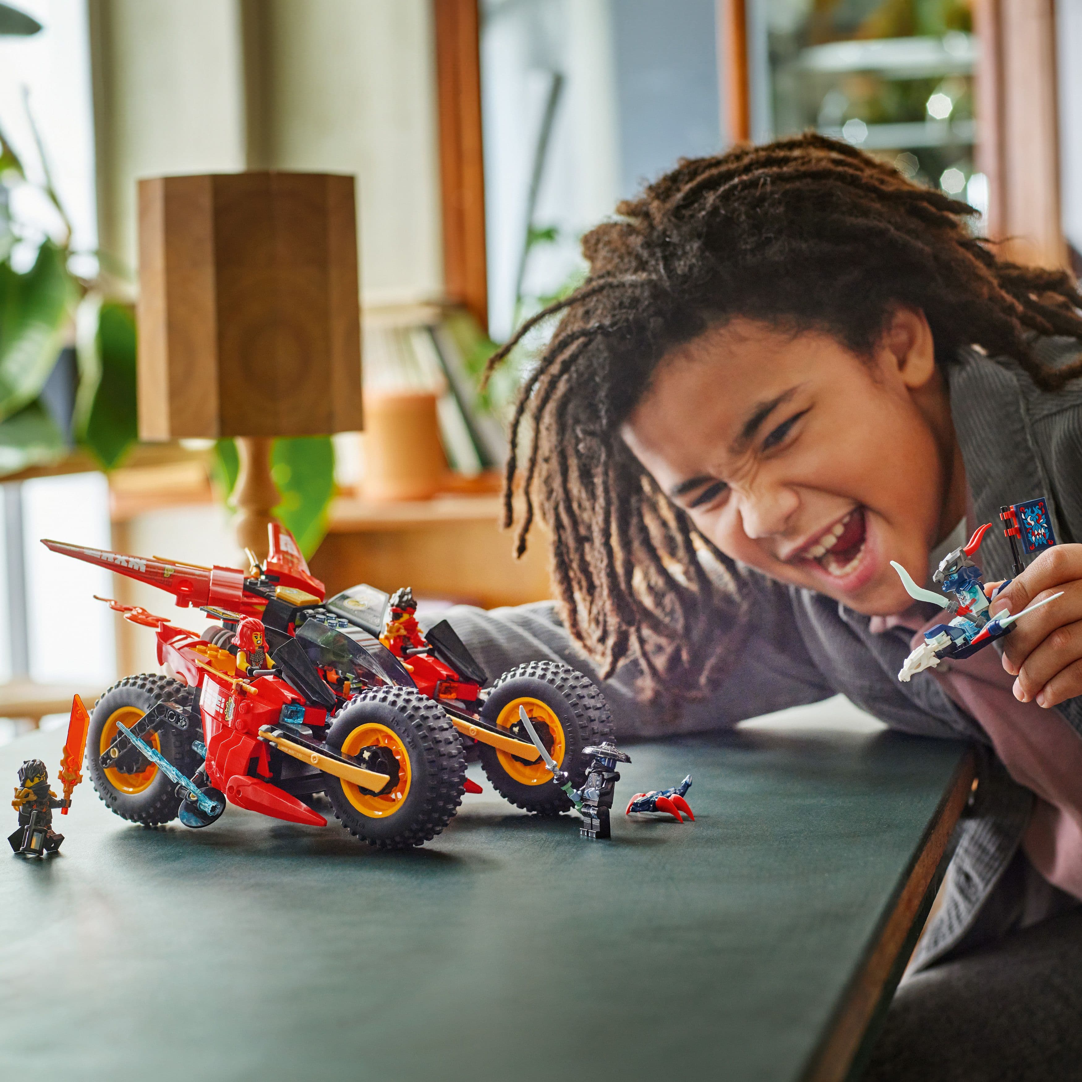 Curious Minds Toys & Games > Toys > Construction Toys > Interlocking Blocks > LEGO > LEGO Ninjago Lego Ninjago 71844 Ninja Combat Vehicle Toy Playset for Ages 8 and Up