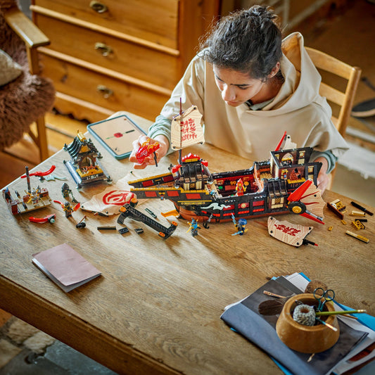 Curious Minds Toys & Games > Toys > Construction Toys > Interlocking Blocks > LEGO > LEGO Ninjago Lego Ninjago Dragons Rising 71848 The Temple Bounty for Ages 14 and Up