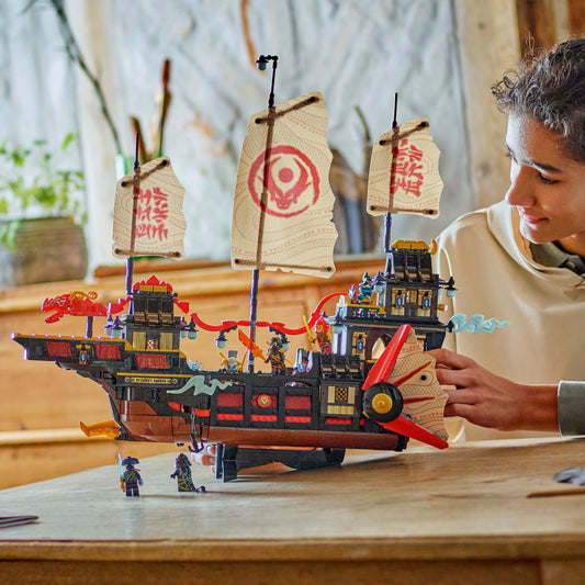 Curious Minds Toys & Games > Toys > Construction Toys > Interlocking Blocks > LEGO > LEGO Ninjago Lego Ninjago Dragons Rising 71848 The Temple Bounty for Ages 14 and Up