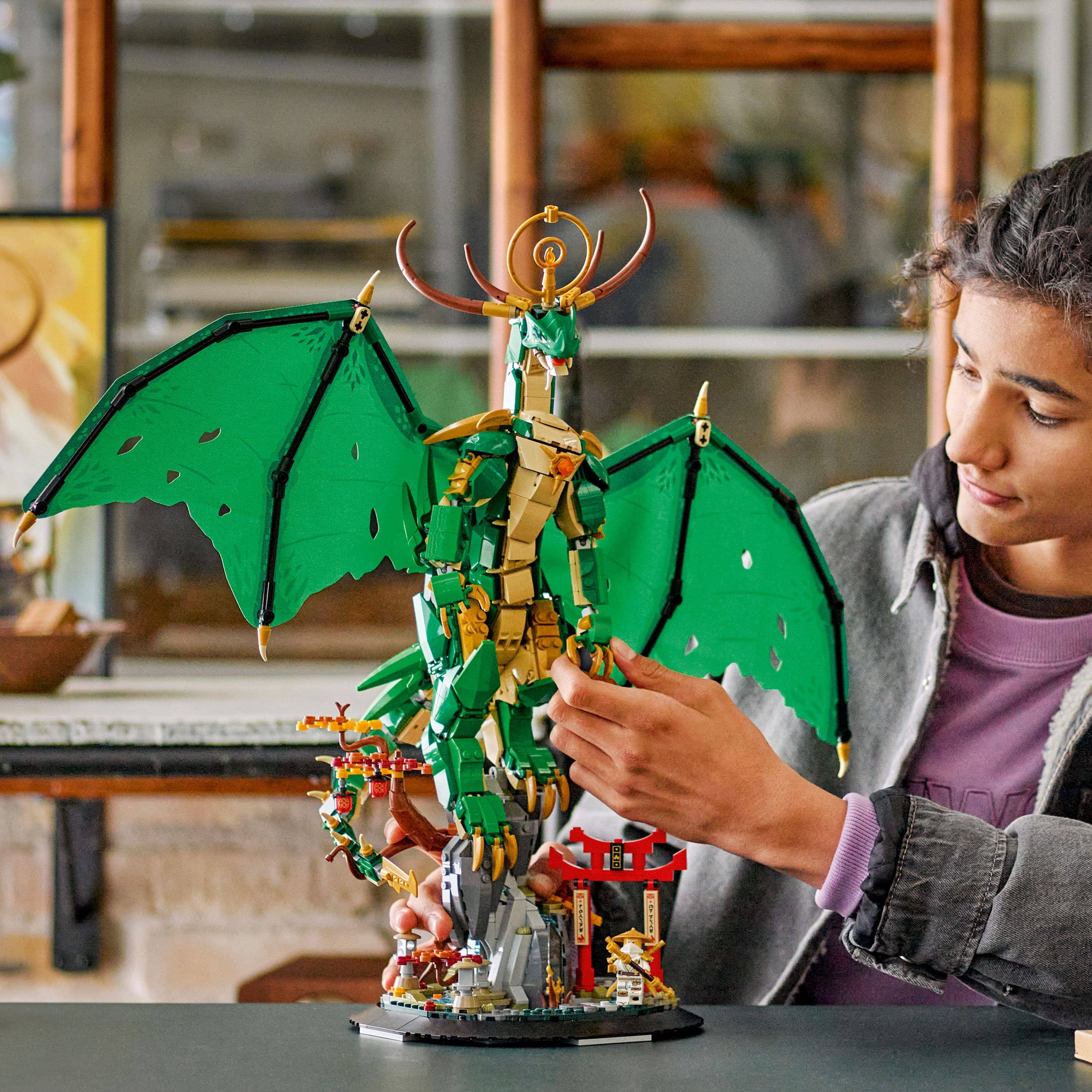 Curious Minds Toys & Games > Toys > Construction Toys > Interlocking Blocks > LEGO > LEGO Ninjago Lego Ninjago Legends 71847 The Guardian Dragon for Teens Ages 14 & Up
