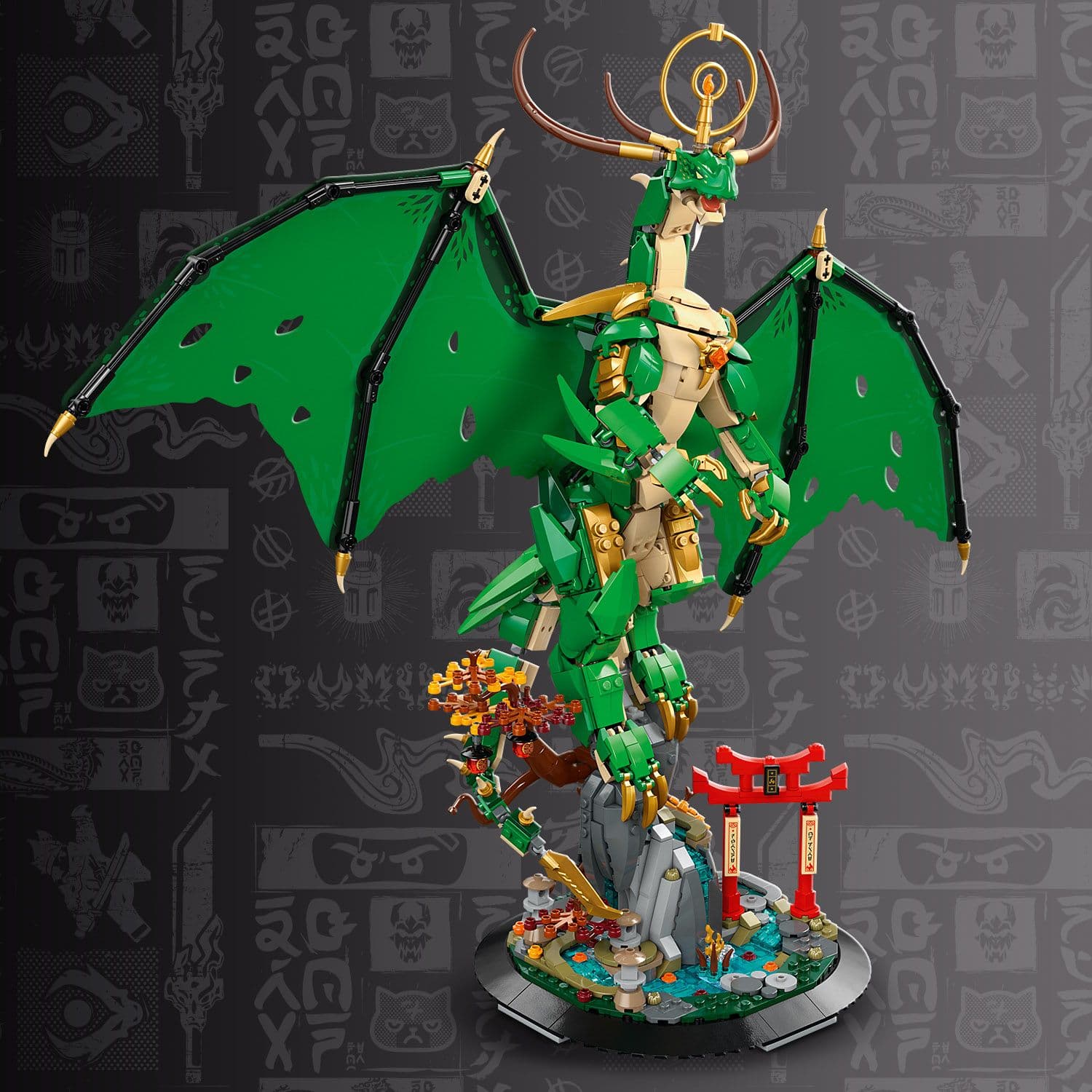 Curious Minds Toys & Games > Toys > Construction Toys > Interlocking Blocks > LEGO > LEGO Ninjago Lego Ninjago Legends 71847 The Guardian Dragon for Teens Ages 14 & Up