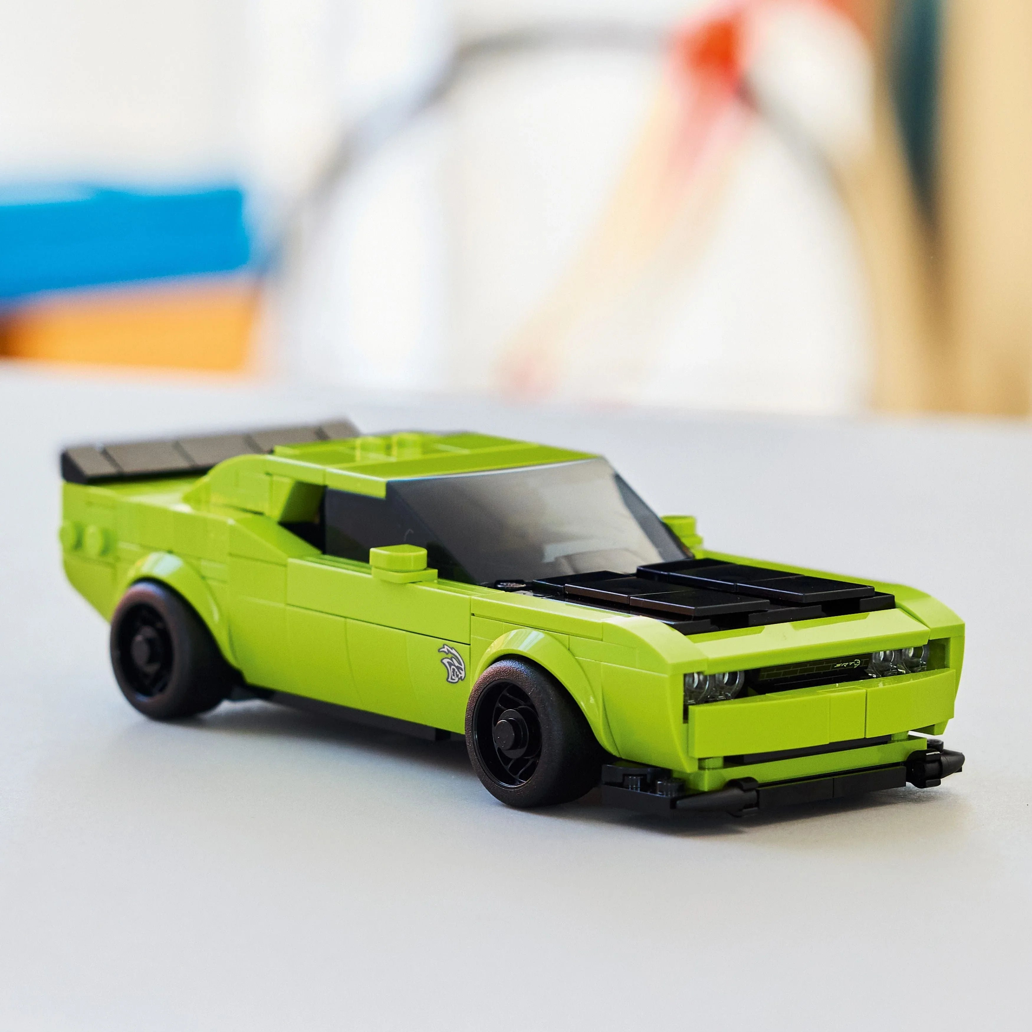 Curious Minds Toys & Games > Toys > Construction Toys > Interlocking Blocks > LEGO > LEGO Speed Champions Lego Speed Champions 77237 Dodge Challenger SRT Hellcat Car for Age 9+