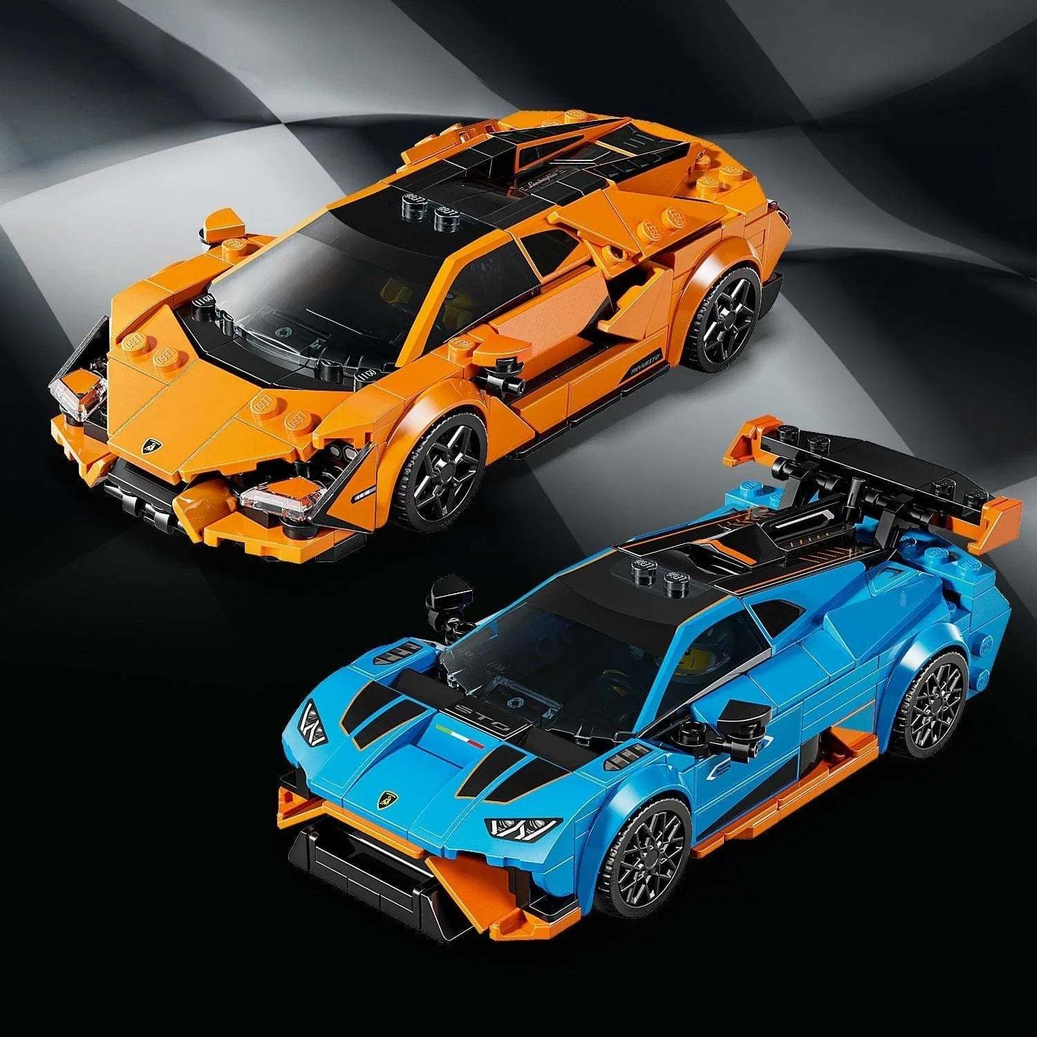 Curious Minds Toys & Games > Toys > Construction Toys > Interlocking Blocks > LEGO > LEGO Speed Champions Lego Speed Champions 77238 Lamborghini Revuelto & Huracán STO Ages 10+
