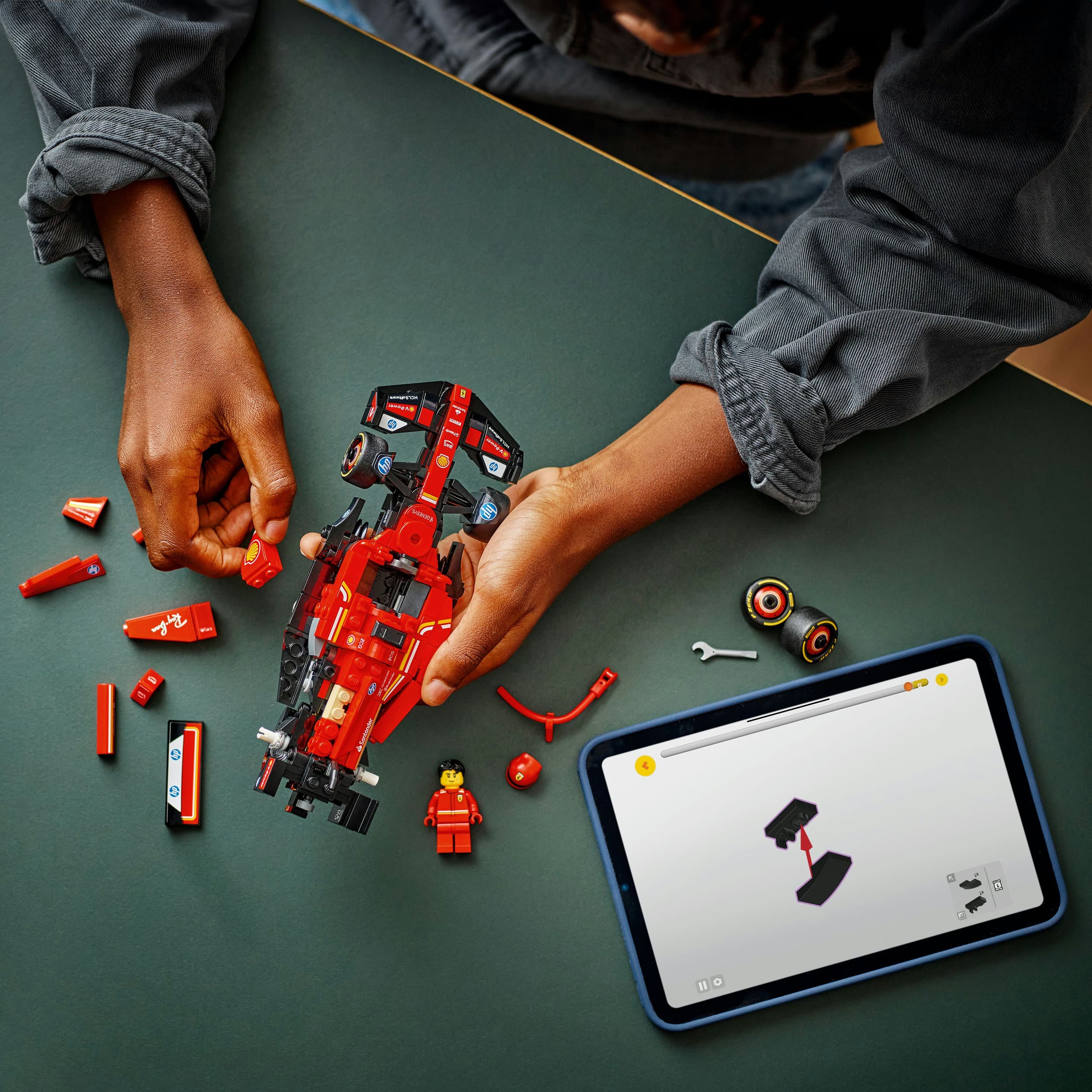 Curious Minds Toys & Games > Toys > Construction Toys > Interlocking Blocks > LEGO > LEGO Speed Champions Lego Speed Champions 77242 Ferrari SF-24 F1 Race Car for Ages 10 & Up