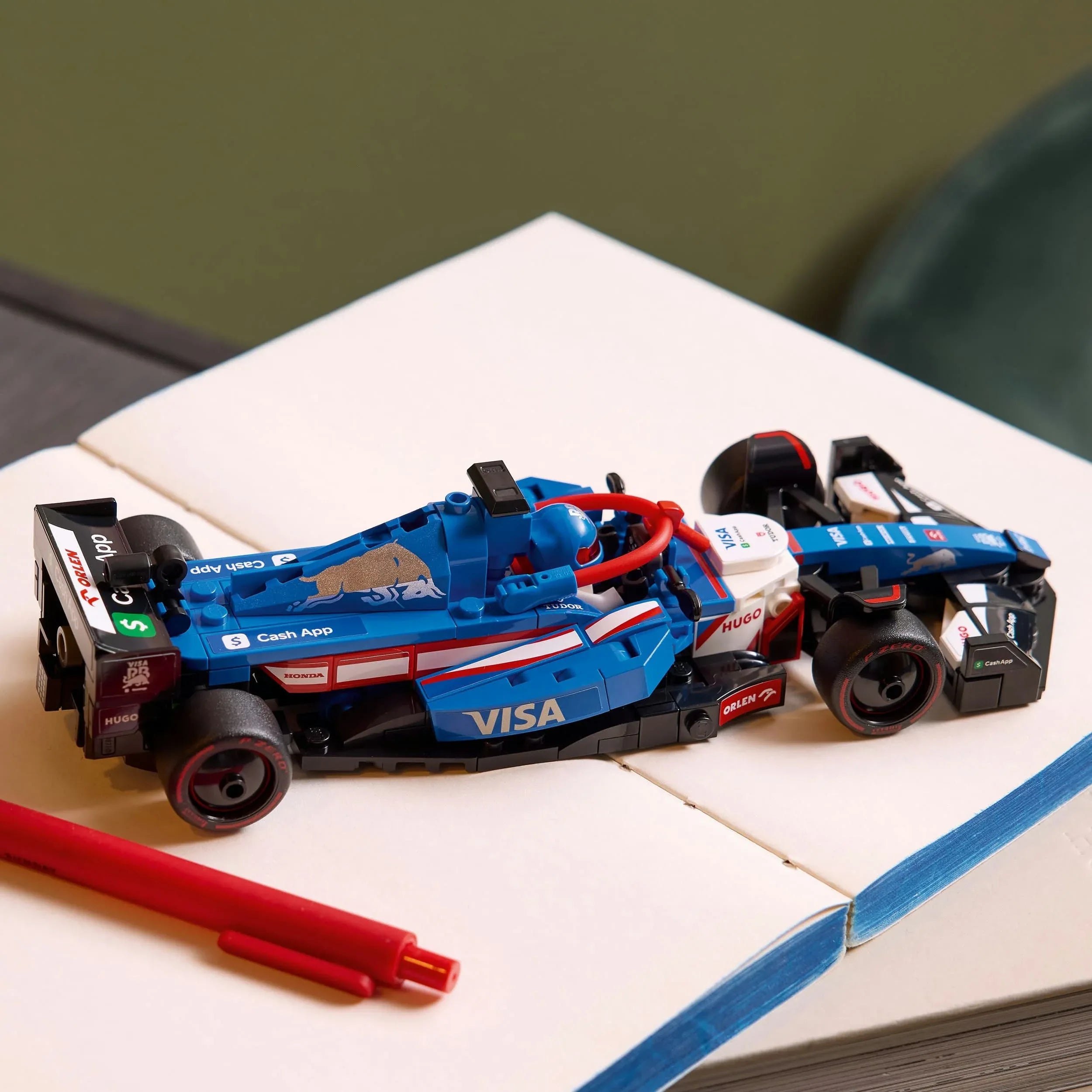 Curious Minds Toys & Games > Toys > Construction Toys > Interlocking Blocks > LEGO > LEGO Speed Champions Lego Speed Champions 77246 Visa Cash App RB VCARB 01 F1 Race Car 18+