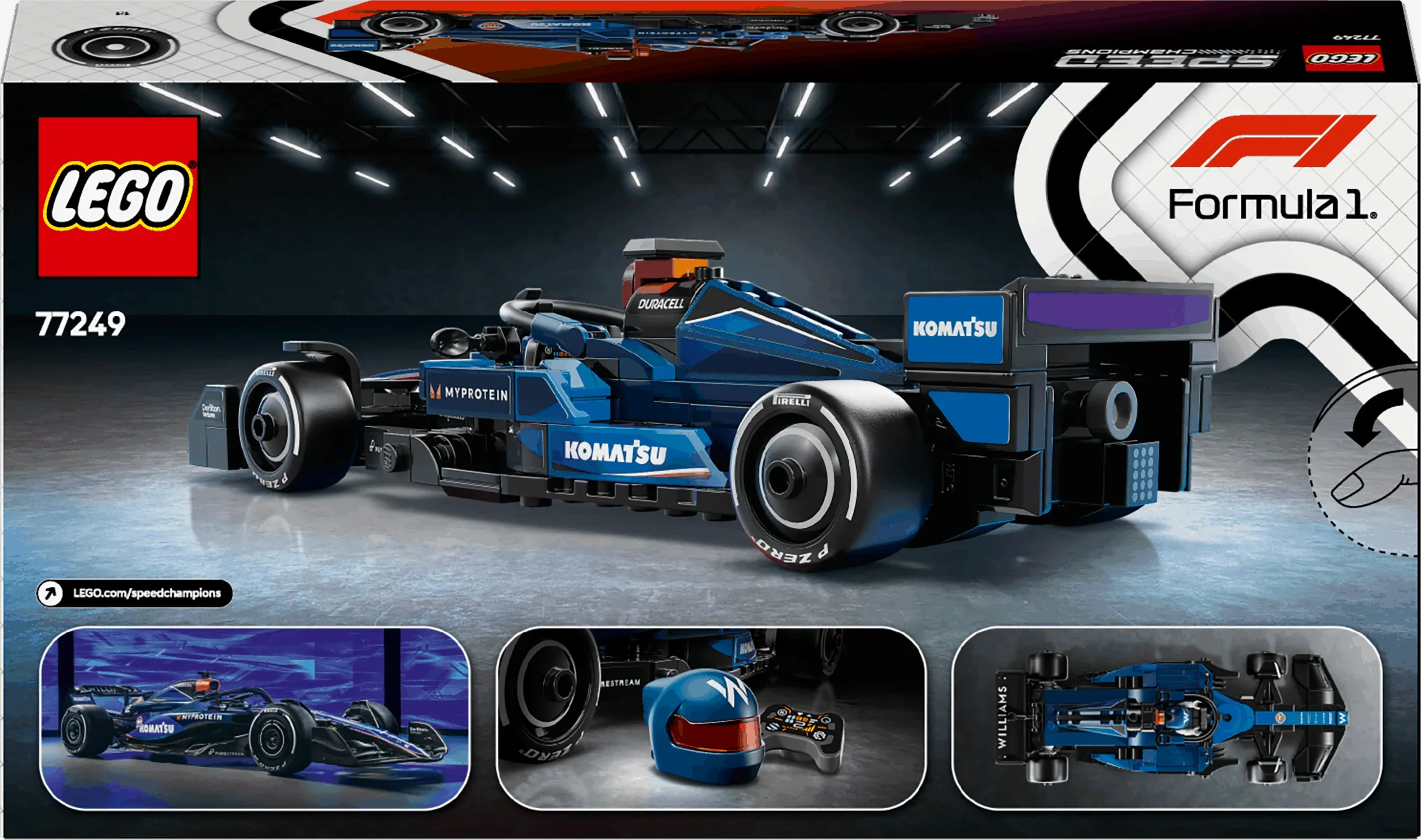 Curious Minds Toys & Games > Toys > Construction Toys > Interlocking Blocks > LEGO > LEGO Speed Champions Lego Speed Champions 77249 Williams Racing FW46 F1 Race Car Ages 10+
