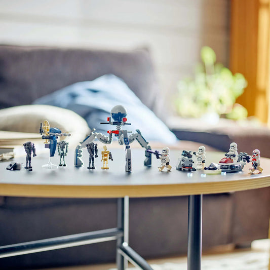 Curious Minds Toys & Games > Toys > Construction Toys > Interlocking Blocks > LEGO > LEGO Star Wars Lego Star Wars 75372 Clone Trooper & Battle Droid Battle Pack Ages 7+