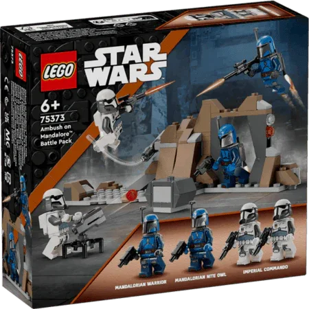 Curious Minds Toys & Games > Toys > Construction Toys > Interlocking Blocks > LEGO > LEGO Star Wars Lego Star Wars 75373 Ambush on Mandalor Battle Pack for Ages 6 and Up