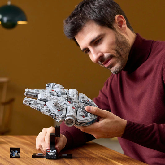 Curious Minds Toys & Games > Toys > Construction Toys > Interlocking Blocks > LEGO > LEGO Star Wars Lego Star Wars 75375 Millennium Falcon 25th Anniversary Set Ages 18+