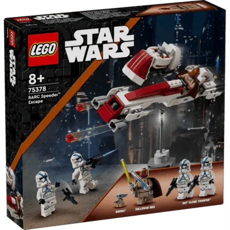 Curious Minds Toys & Games > Toys > Construction Toys > Interlocking Blocks > LEGO > LEGO Star Wars Lego Star Wars 75378 BARC Speeder Escape Toy Playset for Ages 8 and Up