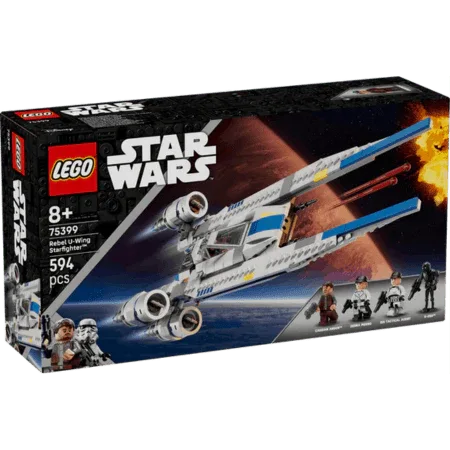 Curious Minds Toys & Games > Toys > Construction Toys > Interlocking Blocks > LEGO > LEGO Star Wars Lego Star Wars 75399 Rebel U-Wing Starfighter Playset for Ages 8 & Up