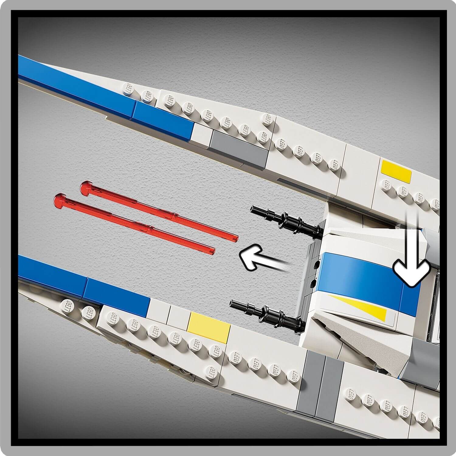 Curious Minds Toys & Games > Toys > Construction Toys > Interlocking Blocks > LEGO > LEGO Star Wars Lego Star Wars 75399 Rebel U-Wing Starfighter Playset for Ages 8 & Up