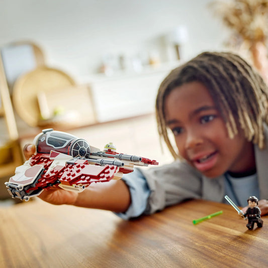 Curious Minds Toys & Games > Toys > Construction Toys > Interlocking Blocks > LEGO > LEGO Star Wars Lego Star Wars 75401 Ahsoka's Jedi Interceptor Playset for Ages 8 & Up