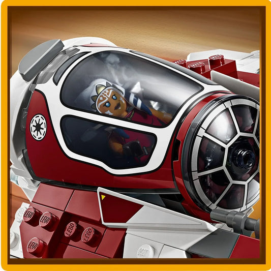 Curious Minds Toys & Games > Toys > Construction Toys > Interlocking Blocks > LEGO > LEGO Star Wars Lego Star Wars 75401 Ahsoka's Jedi Interceptor Playset for Ages 8 & Up