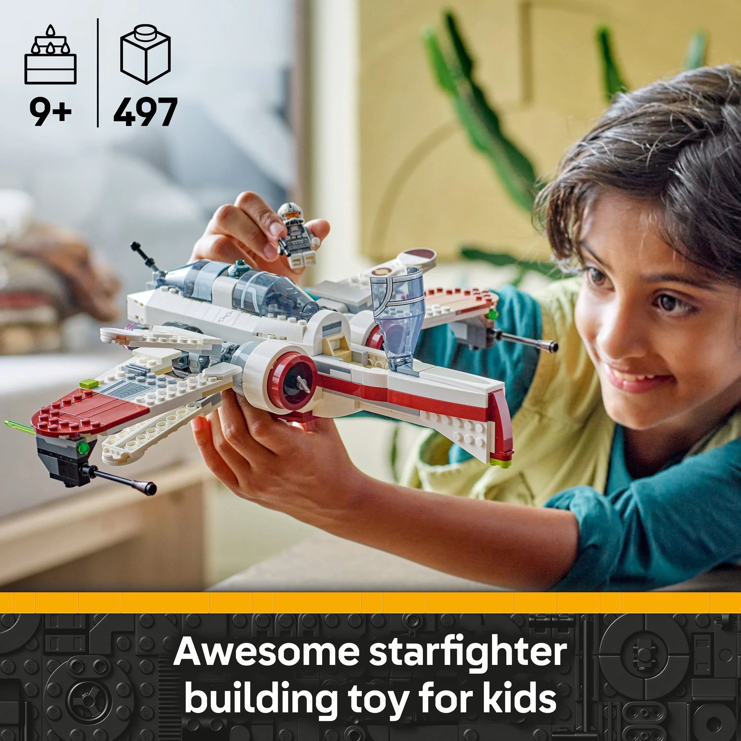 Curious Minds Toys & Games > Toys > Construction Toys > Interlocking Blocks > LEGO > LEGO Star Wars Lego Star Wars 75402 ARC-170 Starfighter Toy Playset for Ages 9 and Up