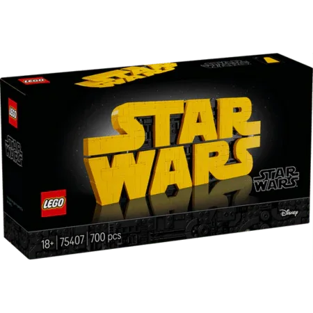 Curious Minds Toys & Games > Toys > Construction Toys > Interlocking Blocks > LEGO > LEGO Star Wars Lego Star Wars 75407 Brick-Built Star Wars Logo for Adults Ages 18+