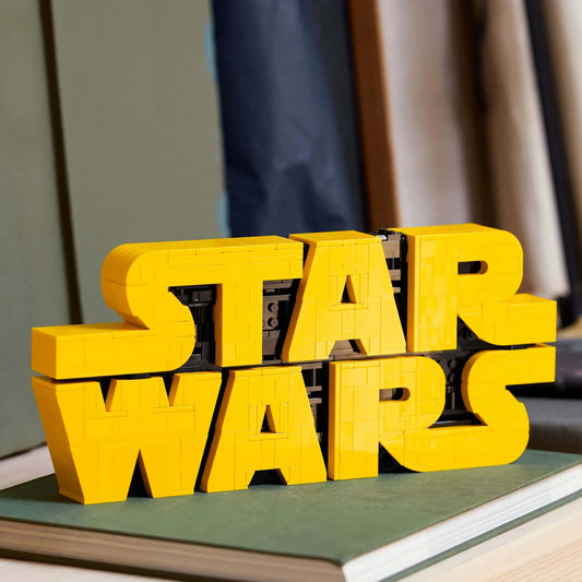 Curious Minds Toys & Games > Toys > Construction Toys > Interlocking Blocks > LEGO > LEGO Star Wars Lego Star Wars 75407 Brick-Built Star Wars Logo for Adults Ages 18+