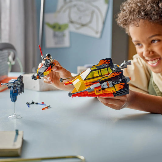 Curious Minds Toys & Games > Toys > Construction Toys > Interlocking Blocks > LEGO > LEGO Star Wars Lego Star Wars 75414 The Force Burner Snowspeeder Playset for Ages 7+