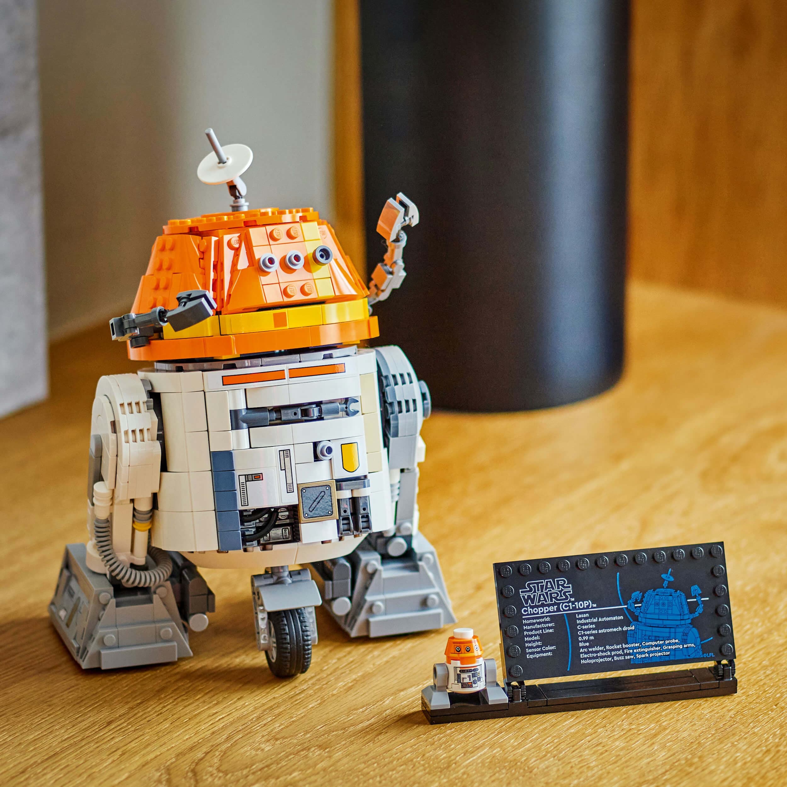 Curious Minds Toys & Games > Toys > Construction Toys > Interlocking Blocks > LEGO > LEGO Star Wars Lego Star Wars 75416 Chopper (C1-10P) Astromech Droid for Ages 10 & Up