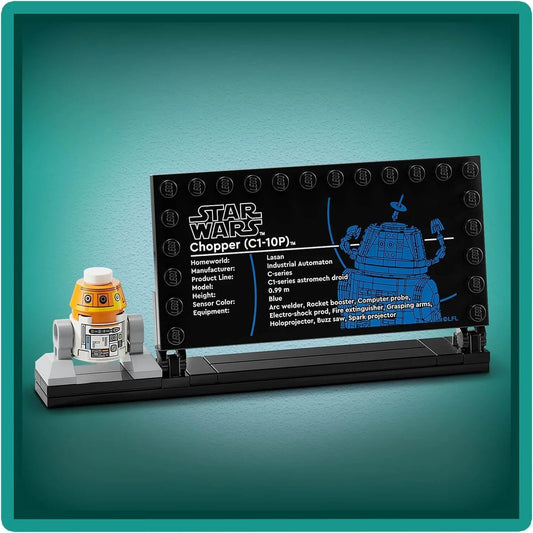 Curious Minds Toys & Games > Toys > Construction Toys > Interlocking Blocks > LEGO > LEGO Star Wars Lego Star Wars 75416 Chopper (C1-10P) Astromech Droid for Ages 10 & Up