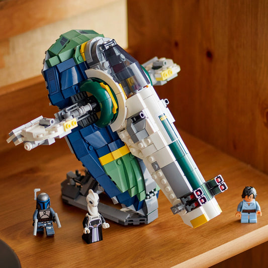 Curious Minds Toys & Games > Toys > Construction Toys > Interlocking Blocks > LEGO > LEGO Star Wars Lego Star Wars 75433 Jango Fett's Starship Buildable Playset for Ages 9+