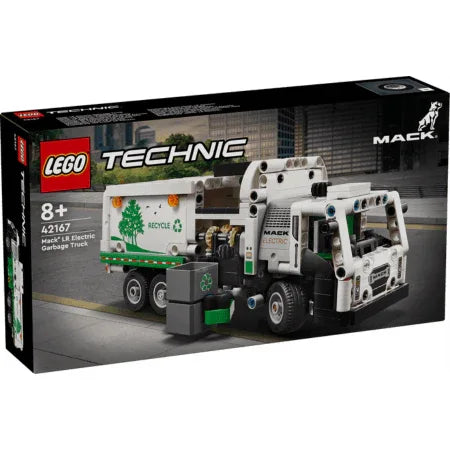 Curious Minds Toys & Games > Toys > Construction Toys > Interlocking Blocks > LEGO > LEGO Technic Lego Technic 42167 Mack Electric Garbage Truck Model for Ages 8 and Up