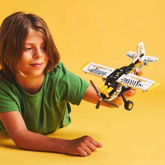 Curious Minds Toys & Games > Toys > Construction Toys > Interlocking Blocks > LEGO > LEGO Technic Lego Technic 42198 Bush Plane Buildable Toy Playset for Ages 8 and Up