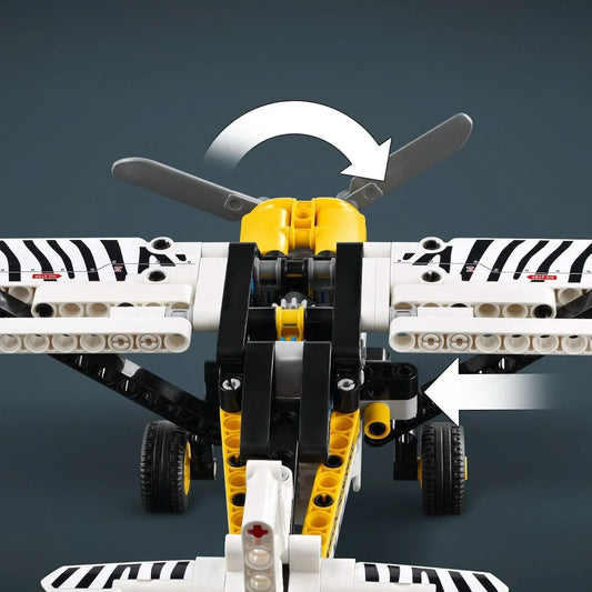 Curious Minds Toys & Games > Toys > Construction Toys > Interlocking Blocks > LEGO > LEGO Technic Lego Technic 42198 Bush Plane Buildable Toy Playset for Ages 8 and Up
