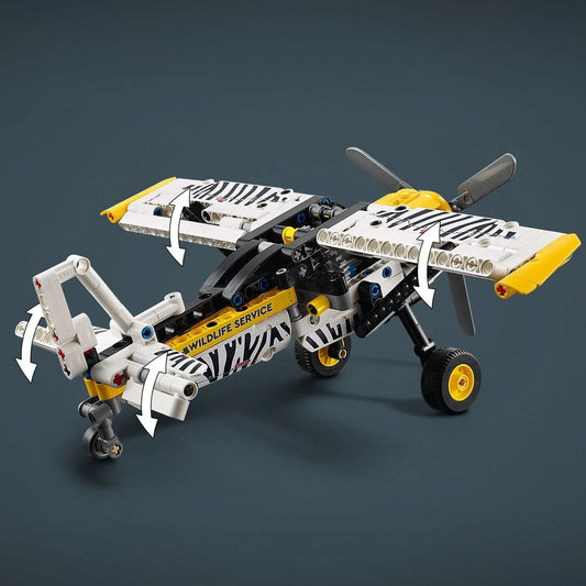 Curious Minds Toys & Games > Toys > Construction Toys > Interlocking Blocks > LEGO > LEGO Technic Lego Technic 42198 Bush Plane Buildable Toy Playset for Ages 8 and Up