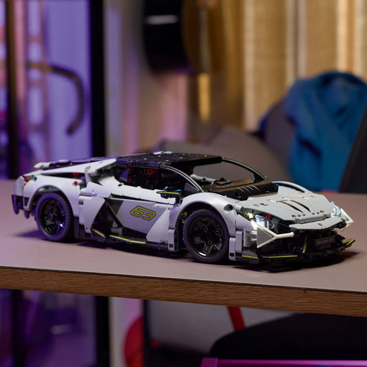 Curious Minds Toys & Games > Toys > Construction Toys > Interlocking Blocks > LEGO > LEGO Technic Lego Technic 42214 Lamborghini Revuelto Super Sports Car for Ages 10+