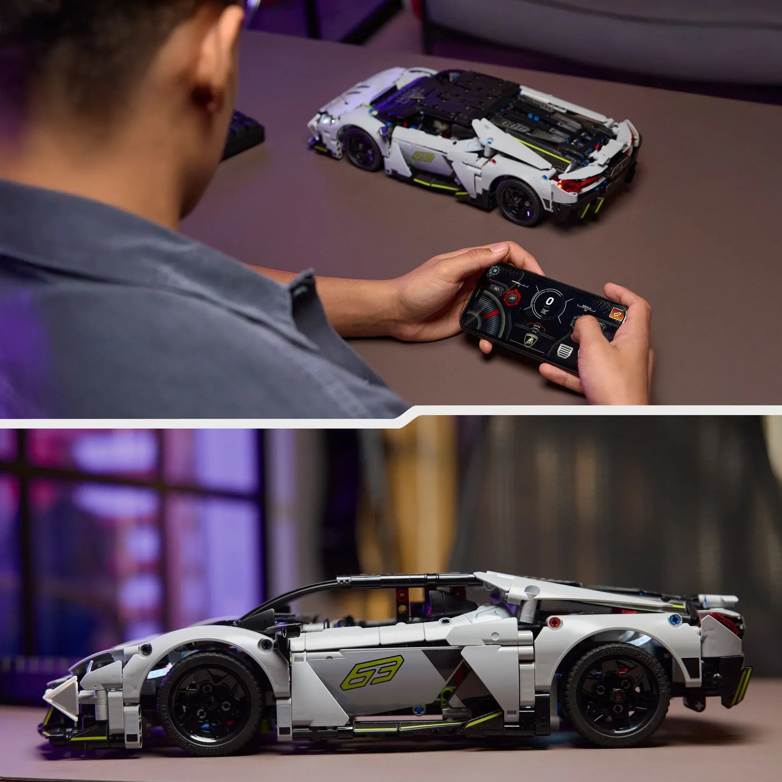 Curious Minds Toys & Games > Toys > Construction Toys > Interlocking Blocks > LEGO > LEGO Technic Lego Technic 42214 Lamborghini Revuelto Super Sports Car for Ages 10+