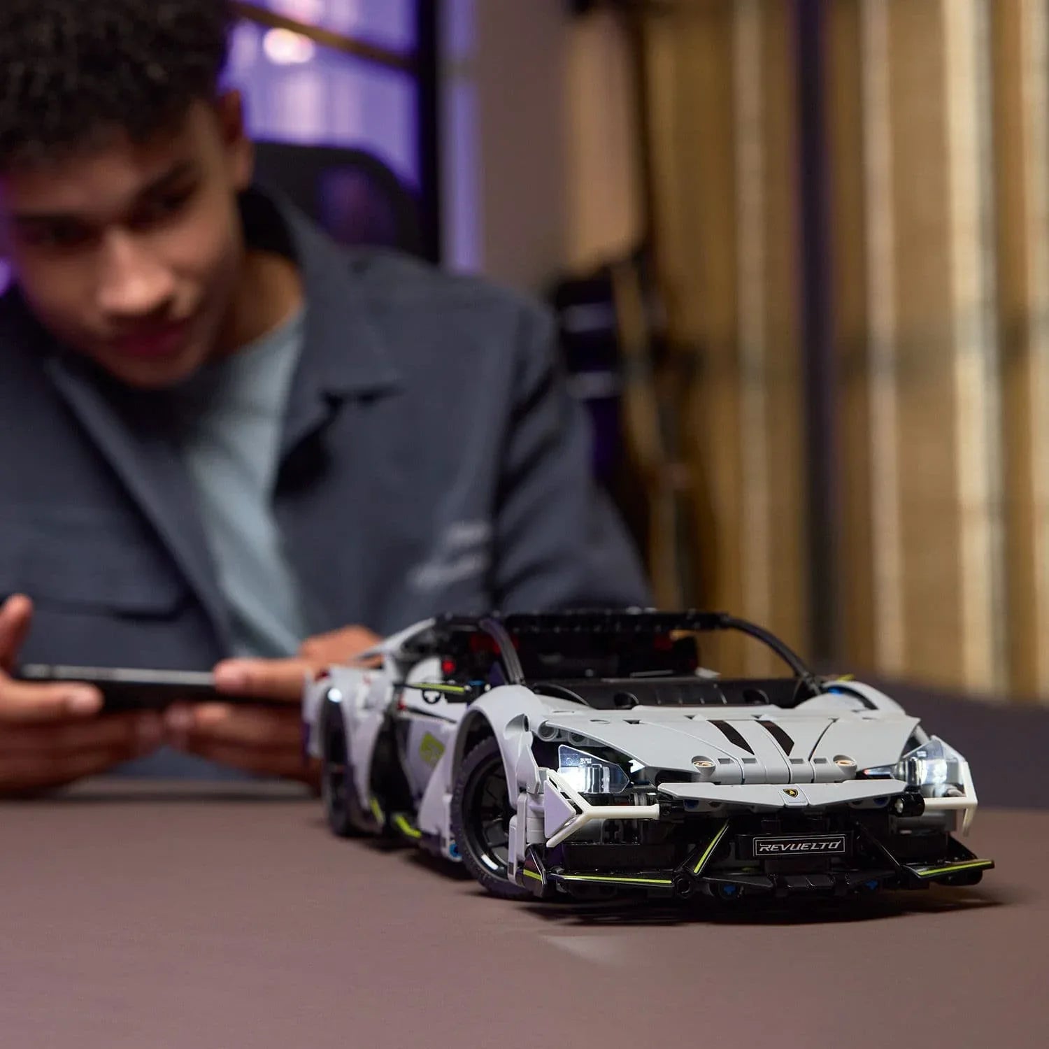Curious Minds Toys & Games > Toys > Construction Toys > Interlocking Blocks > LEGO > LEGO Technic Lego Technic 42214 Lamborghini Revuelto Super Sports Car for Ages 10+