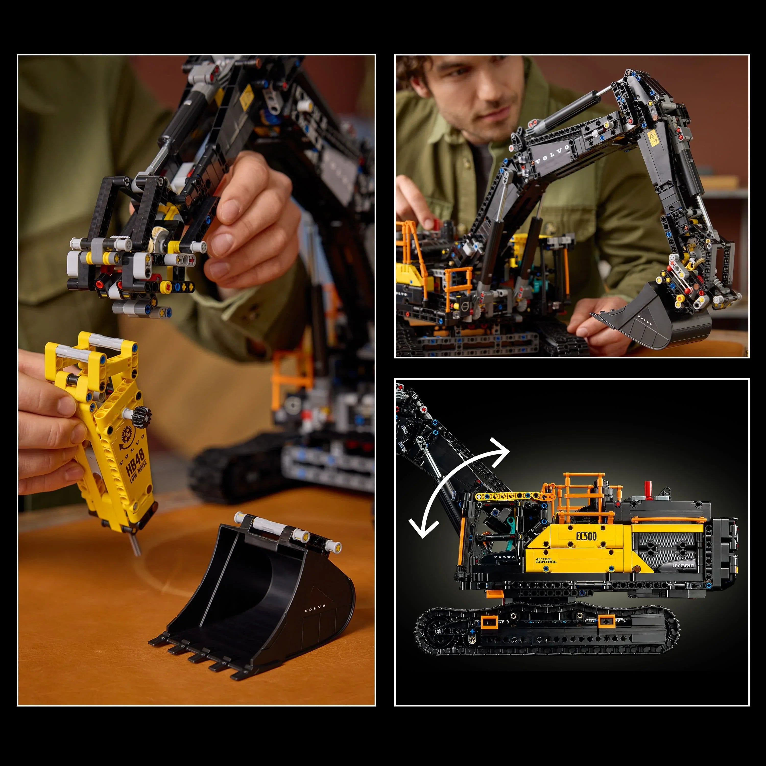 Curious Minds Toys & Games > Toys > Construction Toys > Interlocking Blocks > LEGO > LEGO Technic Lego Technic 42215 Volvo EC500 Hybrid Excavator for Adults Ages 18+