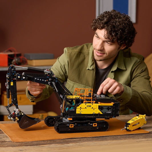 Curious Minds Toys & Games > Toys > Construction Toys > Interlocking Blocks > LEGO > LEGO Technic Lego Technic 42215 Volvo EC500 Hybrid Excavator for Adults Ages 18+