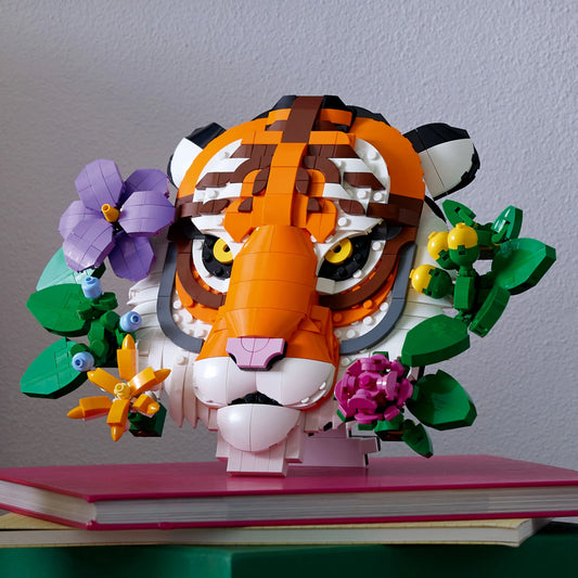 Curious Minds Toys & Games > Toys > Construction Toys > Interlocking Blocks > LEGO > Other LEGO Sets Lego Art 31217 The Fauna Collection - Tiger 3D Wall Art for Ages 18+