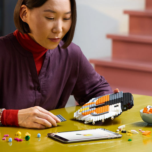 Curious Minds Toys & Games > Toys > Construction Toys > Interlocking Blocks > LEGO > Other LEGO Sets Lego Art 31217 The Fauna Collection - Tiger 3D Wall Art for Ages 18+