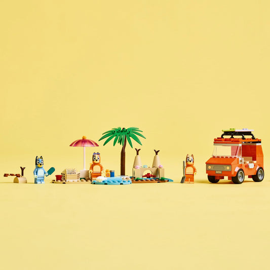 Curious Minds Toys & Games > Toys > Construction Toys > Interlocking Blocks > LEGO > Other LEGO Sets Lego Bluey 11202 Bluey's Beach & Family Car Trip for Children Ages 4+