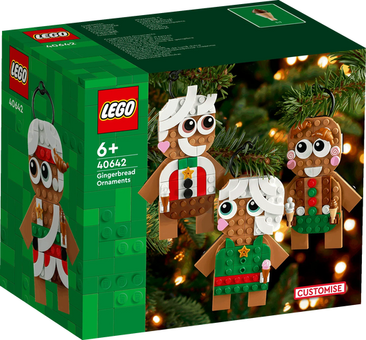 Curious Minds Toys & Games > Toys > Construction Toys > Interlocking Blocks > LEGO > Other LEGO Sets Lego Christmas 40642 Gingerbread Ornaments Seasonal Playset for Age 6+