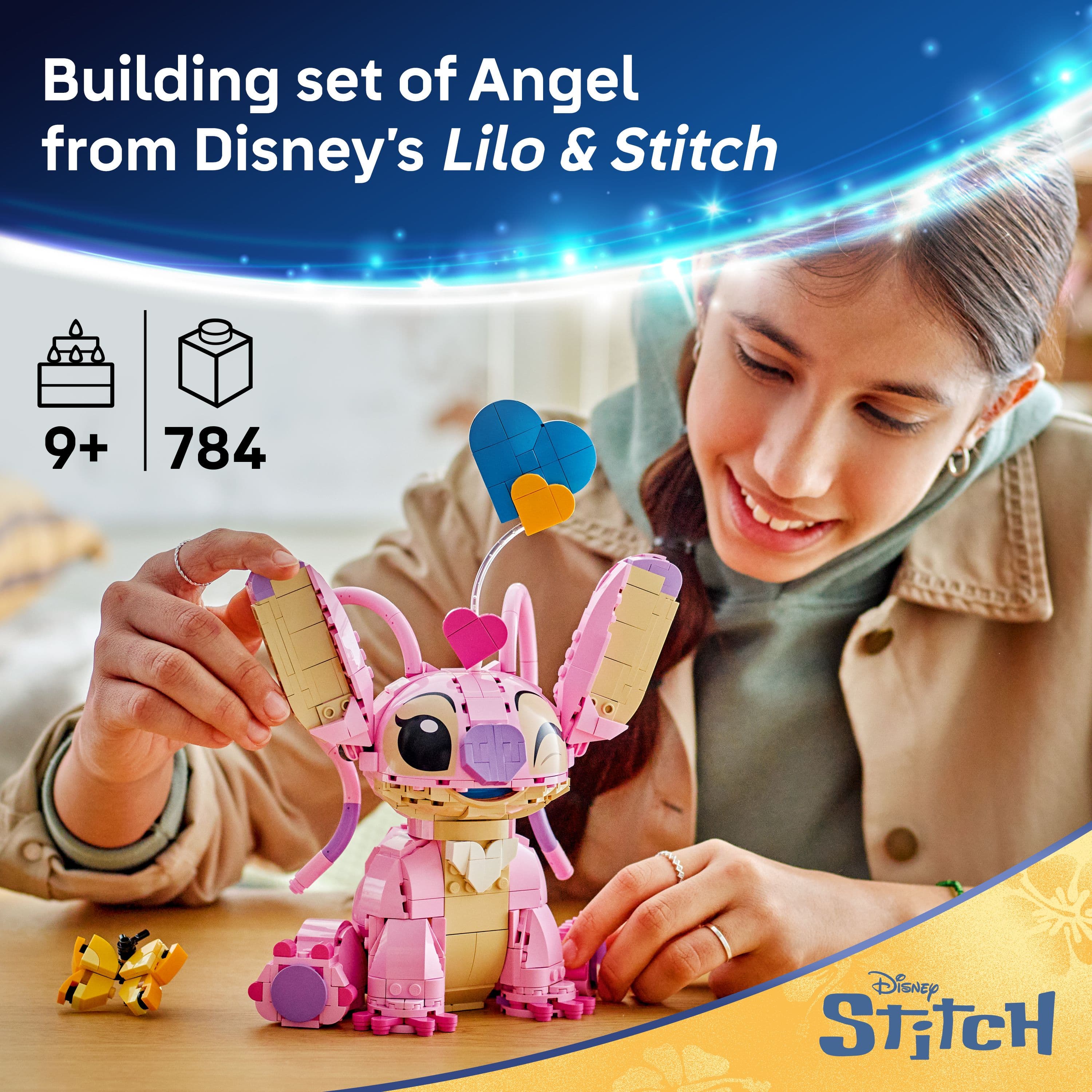 Curious Minds Toys & Games > Toys > Construction Toys > Interlocking Blocks > LEGO > Other LEGO Sets Lego Disney Classic 43257 Angel from Lilo & Stitch for Ages 9 and Up