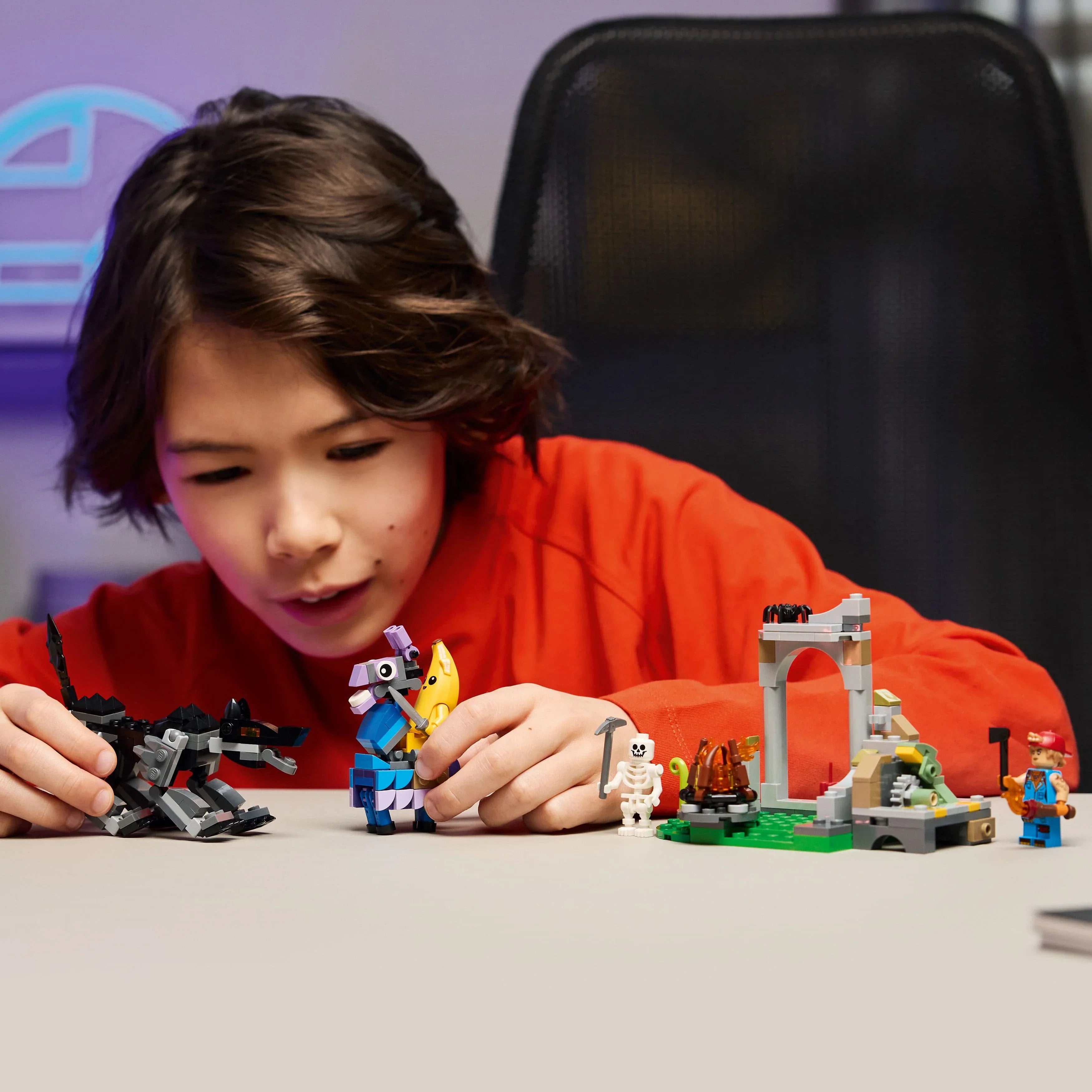 Curious Minds Toys & Games > Toys > Construction Toys > Interlocking Blocks > LEGO > Other LEGO Sets Lego Fortnite 77075 Peely & Sparkplug's Camp Playset for Ages 7 and Up
