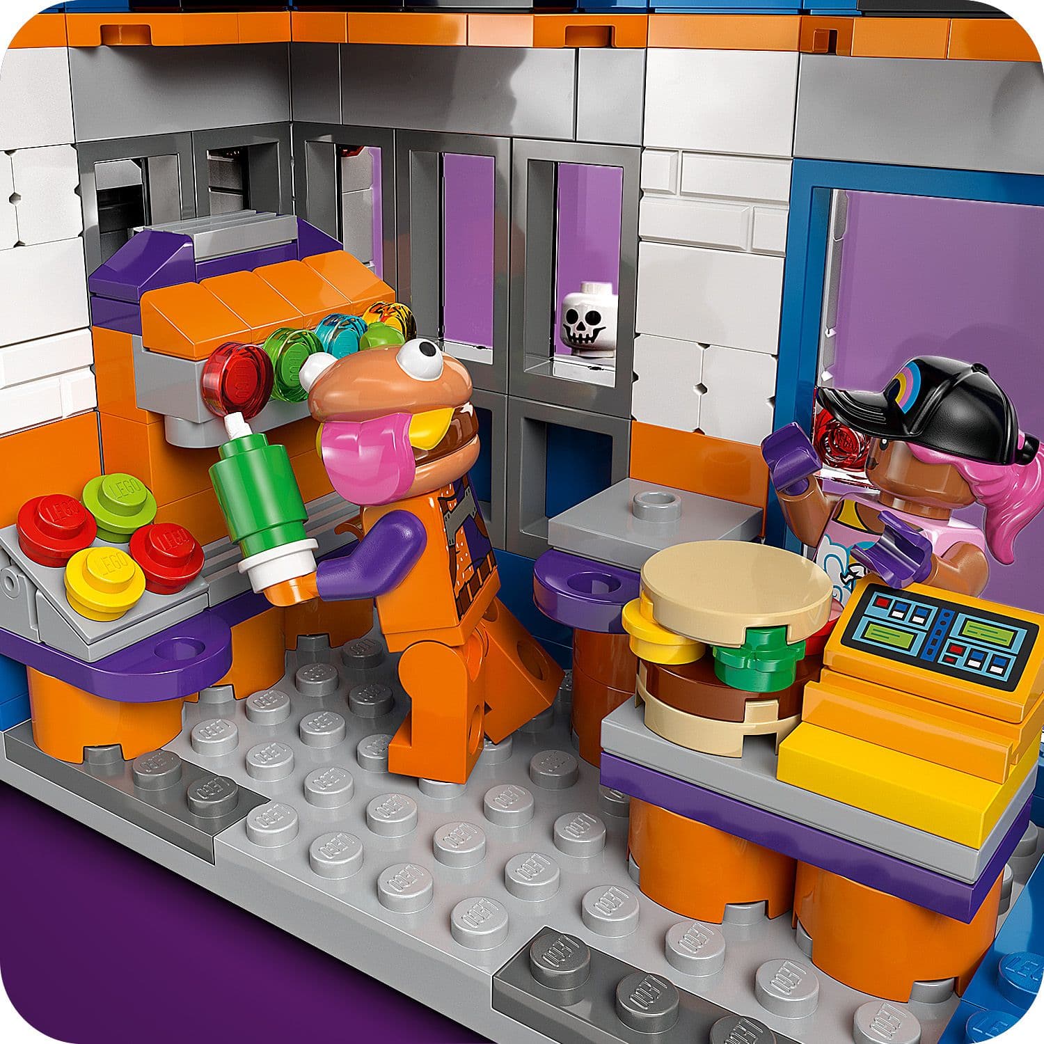 Curious Minds Toys & Games > Toys > Construction Toys > Interlocking Blocks > LEGO > Other LEGO Sets Lego Fortnite 77076 Durrr Burger Restaurant Playset for Ages 10 and Up