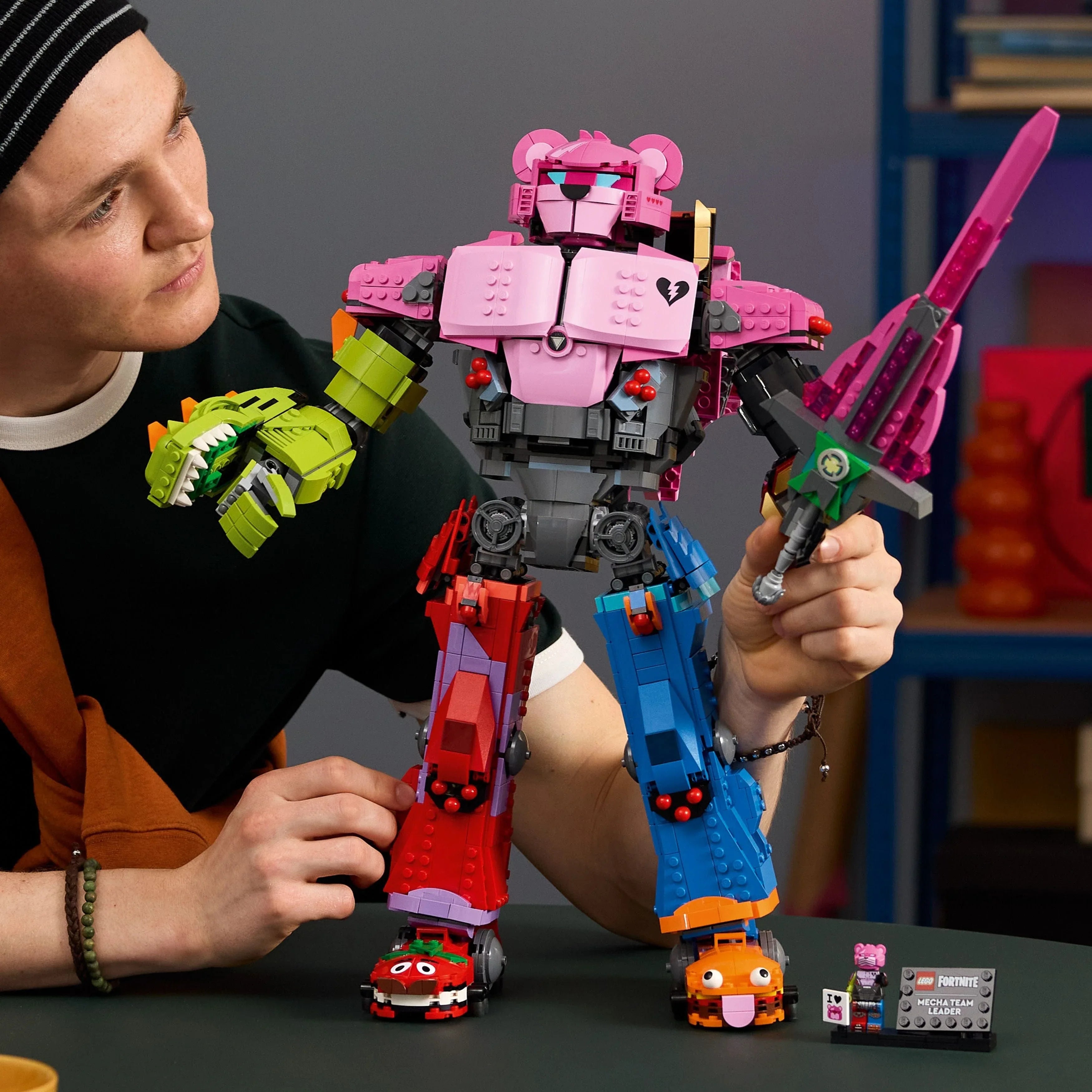Curious Minds Toys & Games > Toys > Construction Toys > Interlocking Blocks > LEGO > Other LEGO Sets Lego Fortnite 77078 Mecha Team Leader Collectable for Adults Ages 18+