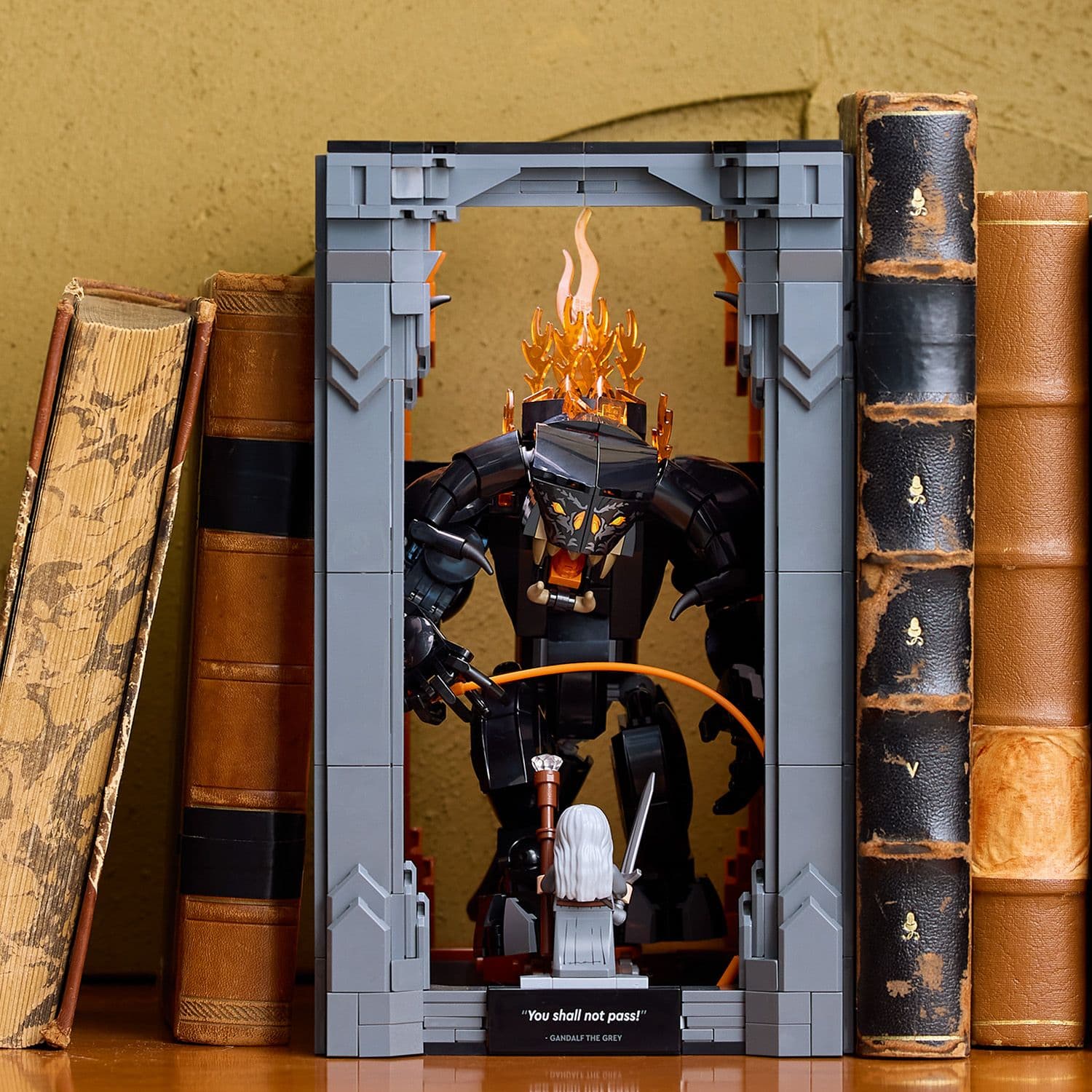 Curious Minds Toys & Games > Toys > Construction Toys > Interlocking Blocks > LEGO > Other LEGO Sets Lego Icons 10367 The Lord of the Rings: Balrog Book Nook for Ages 18+