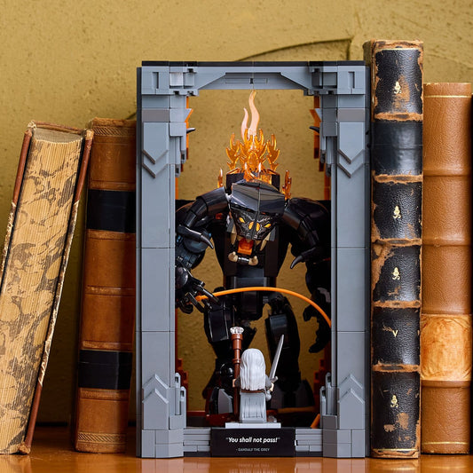 Curious Minds Toys & Games > Toys > Construction Toys > Interlocking Blocks > LEGO > Other LEGO Sets Lego Icons 10367 The Lord of the Rings: Balrog Book Nook for Ages 18+