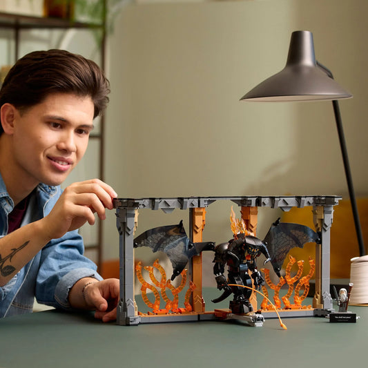 Curious Minds Toys & Games > Toys > Construction Toys > Interlocking Blocks > LEGO > Other LEGO Sets Lego Icons 10367 The Lord of the Rings: Balrog Book Nook for Ages 18+