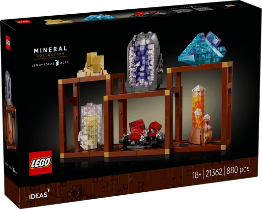 Curious Minds Toys & Games > Toys > Construction Toys > Interlocking Blocks > LEGO > Other LEGO Sets Lego Ideas 21362 Mineral Collection Set for Adults Aged 18 and Up